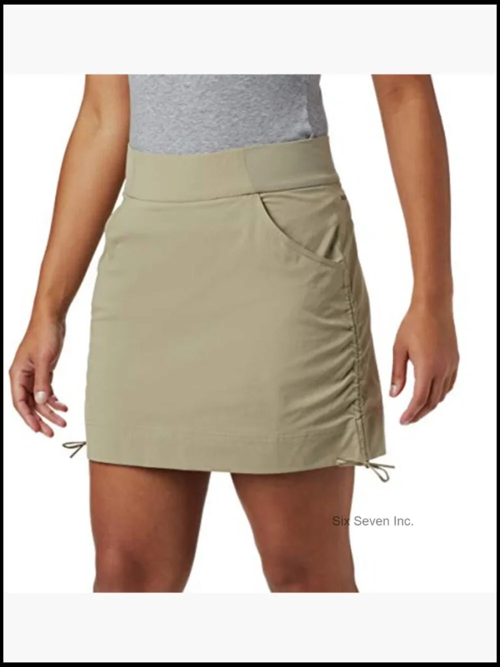 Skort with UV Protection, Water Resistant, 2-Way Stretch, Built-in Shorts